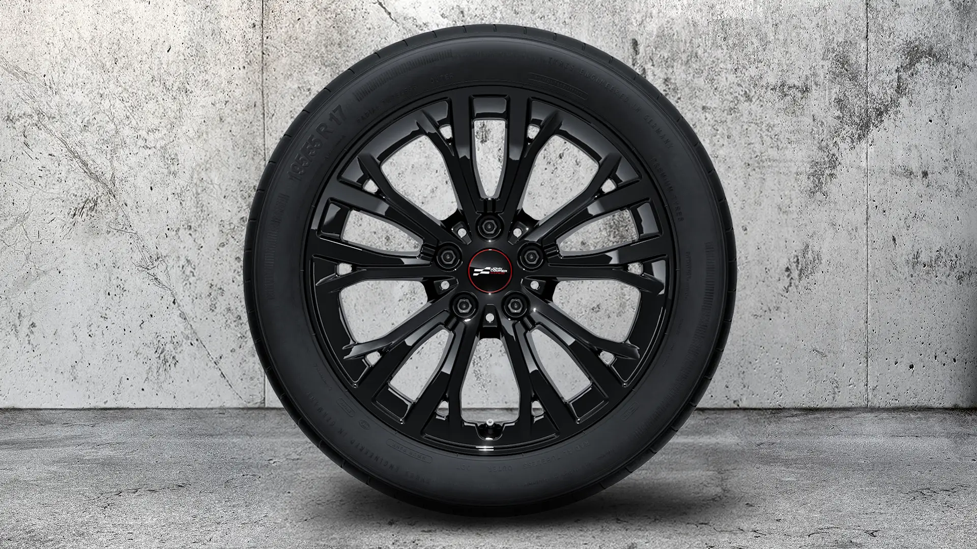 JANTE JCW STAR-SPOKE DE 17”, TIP 991 (JET BLACK UNI).