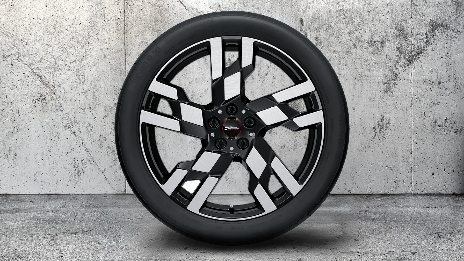 JANTE JCW FLAG-SPOKE DE 20“, TIP 949 (JET BLACK UNI).